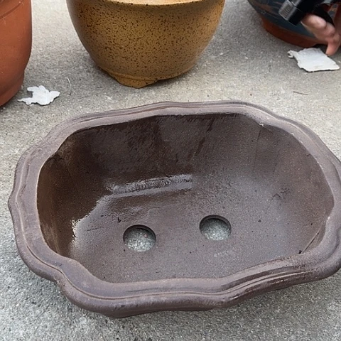 紫砂宜兴紫砂花盆莲花28