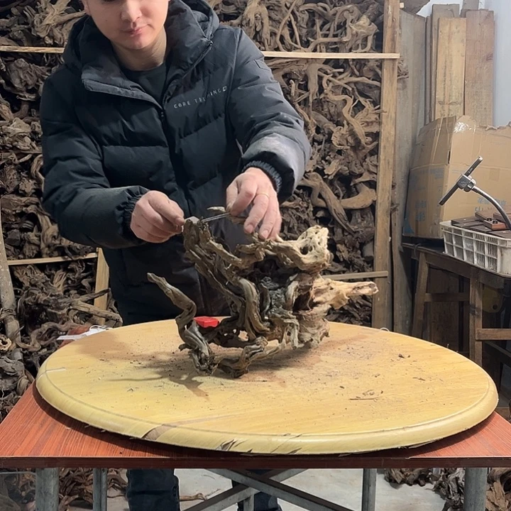 木鱼缸造景根雕艺术183