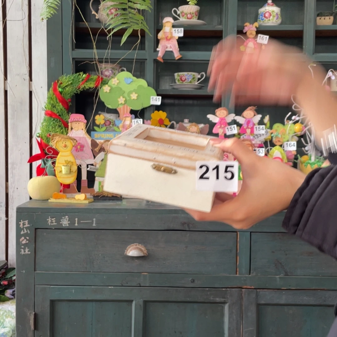 木质圣诞月福老货玩具中古风默认微瑕