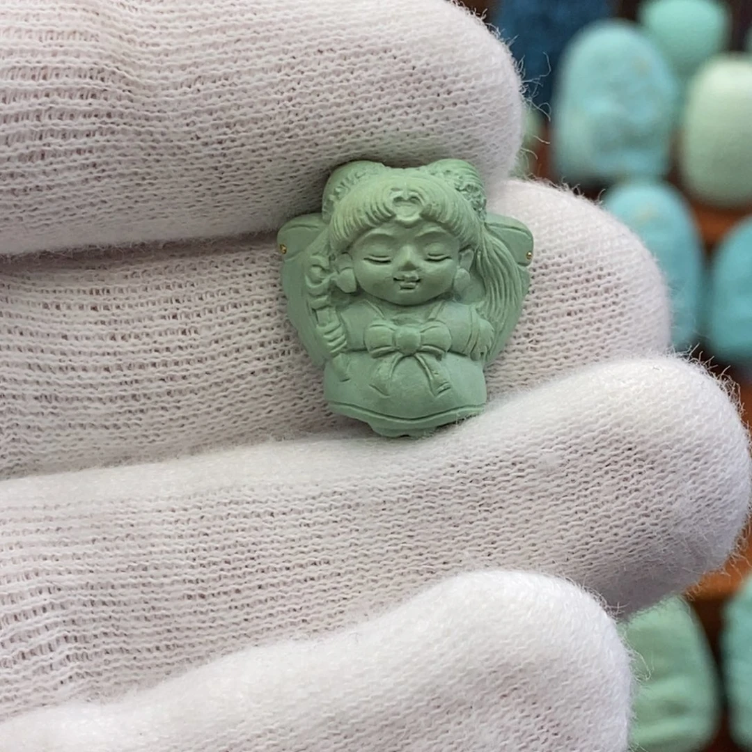 绿松石未镶嵌珠宝奇石