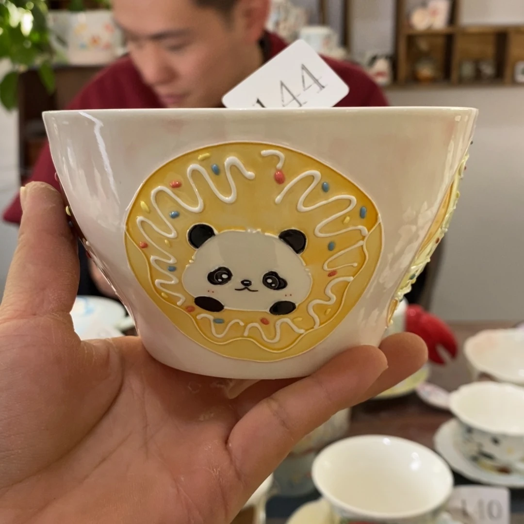 瓷片景德镇釉下彩手绘