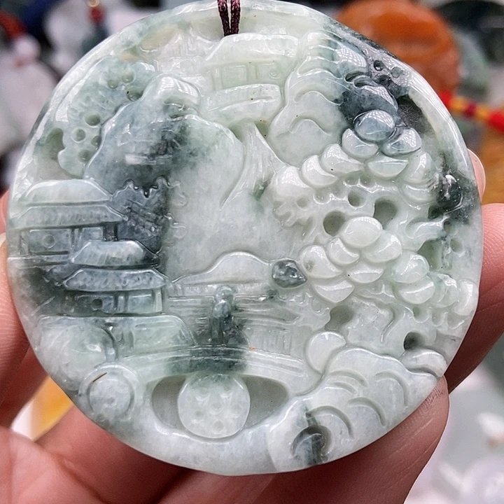 未镶嵌挂件翡翠翡翠