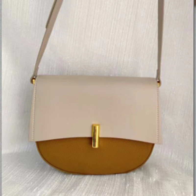 【尚恩CC】J-6202-棕色-轻奢百搭手提腋下新款斜跨女包