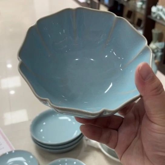 瓷片陶瓷茶具汝瓷茶具