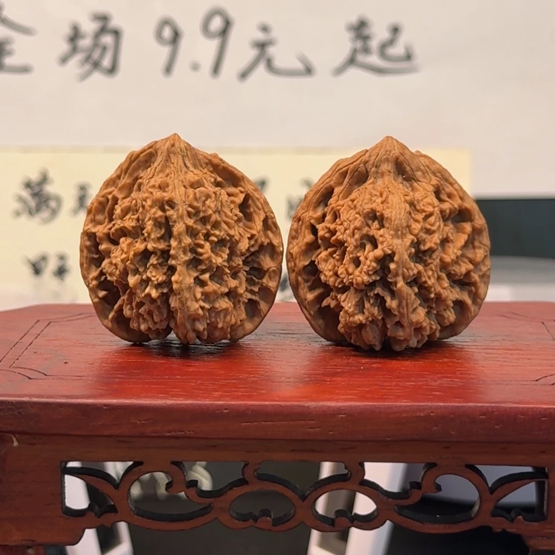 把件文玩核桃14号满天星边37高38肚35全品无药无修原生态