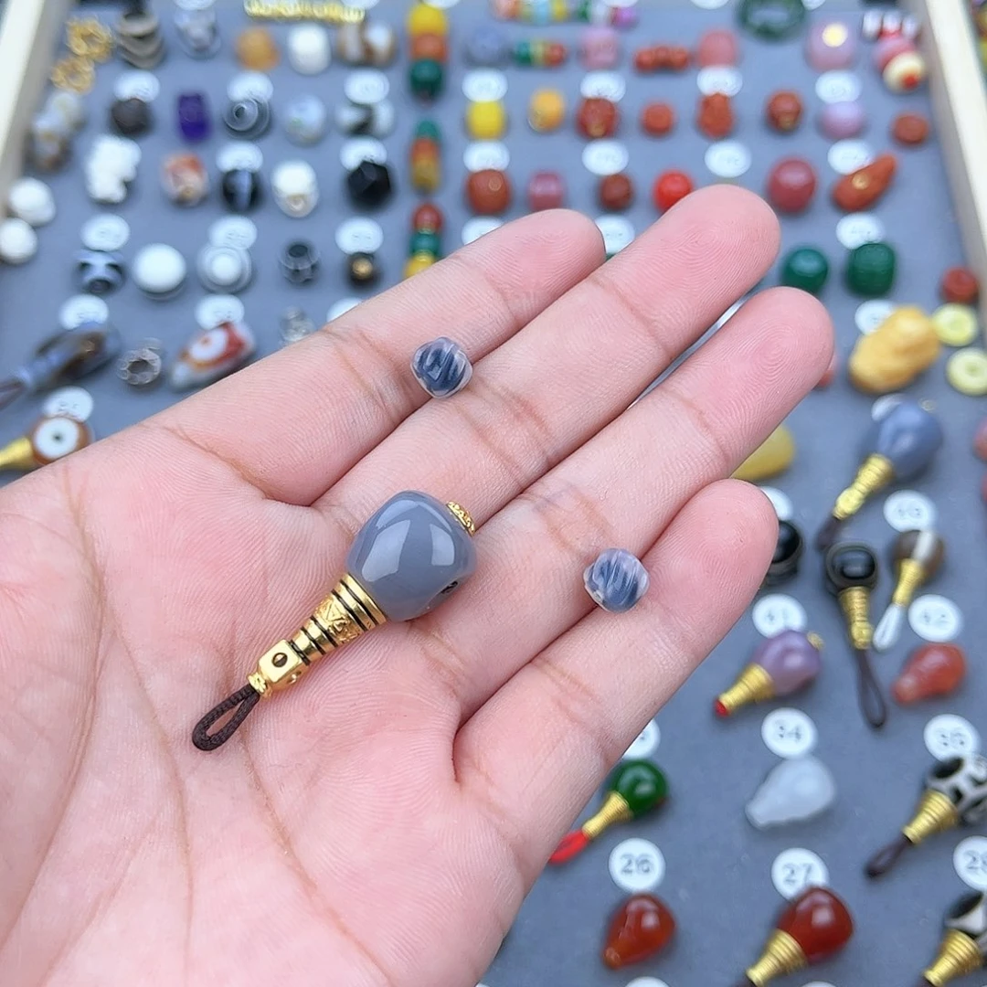 玛瑙/玉髓饰品未镶嵌浩*