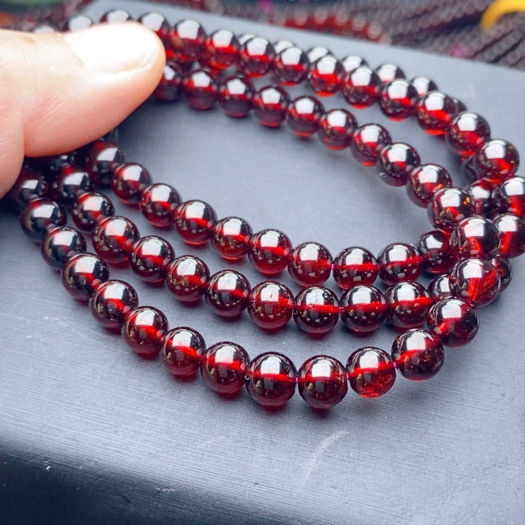 手链未镶嵌石榴石6.8加喜欢完美勿拍