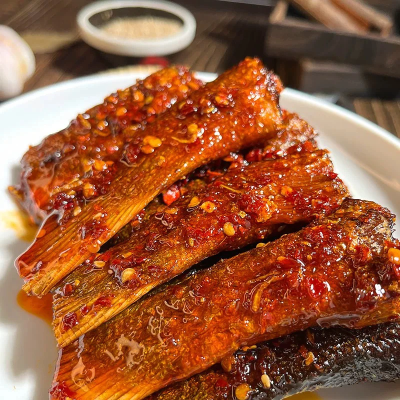 香辣鱼尾不咸好好吃