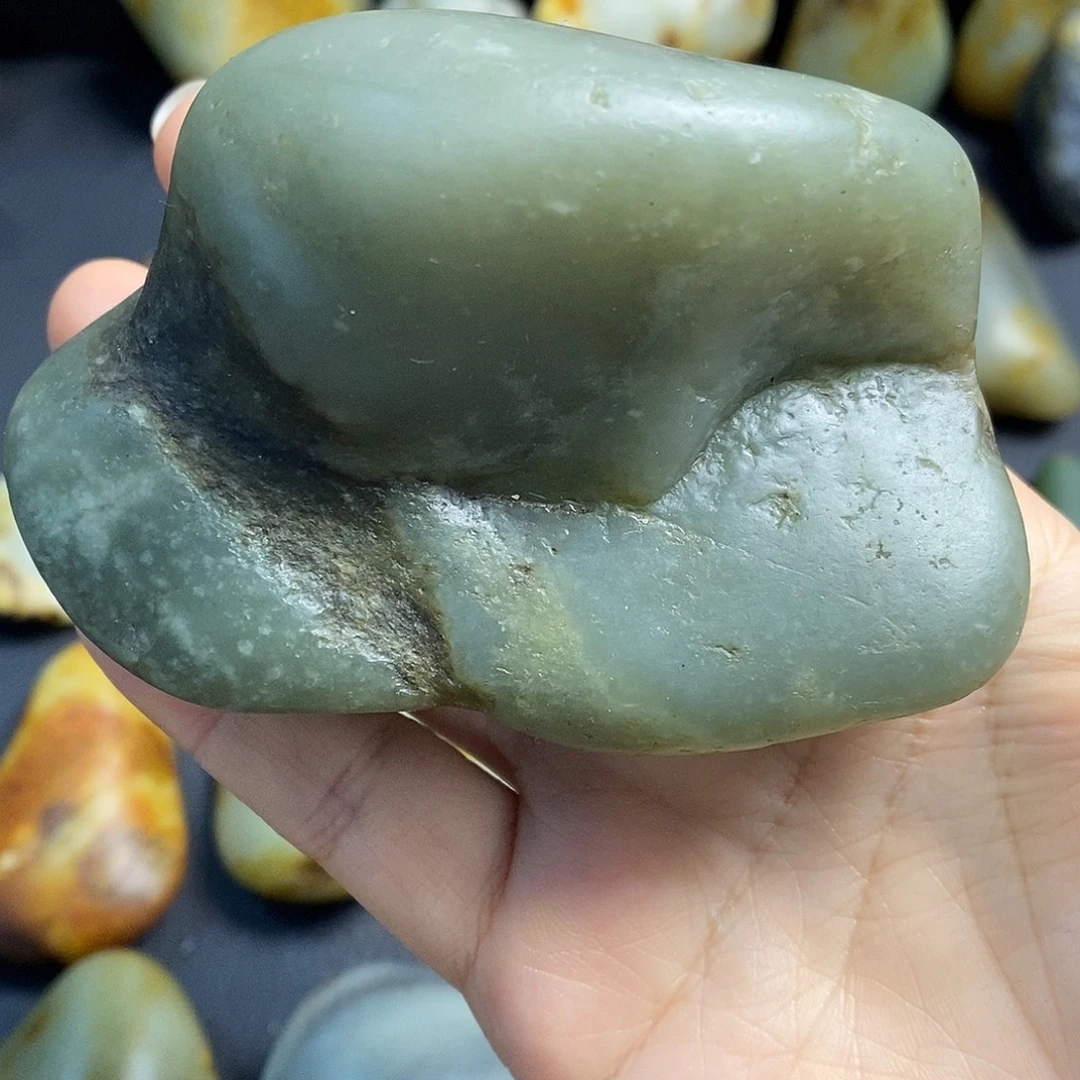 和田玉未镶嵌挂件26