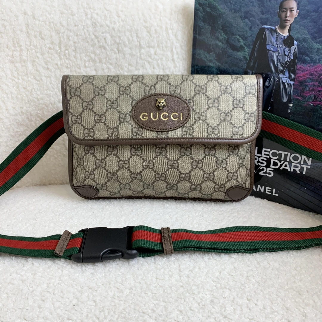 99新 GUCCI/古驰 壹臻/老花腰包 84505160