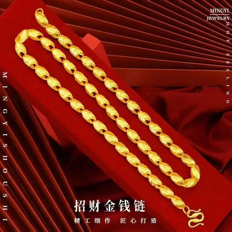 合金项链 麦穗项链金色饰品时尚经典精美大气百搭精致不掉色