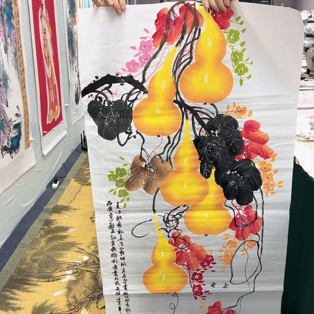国画宣纸国画纯手绘作品