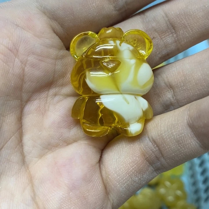 未镶嵌蜜蜡裸石吊坠