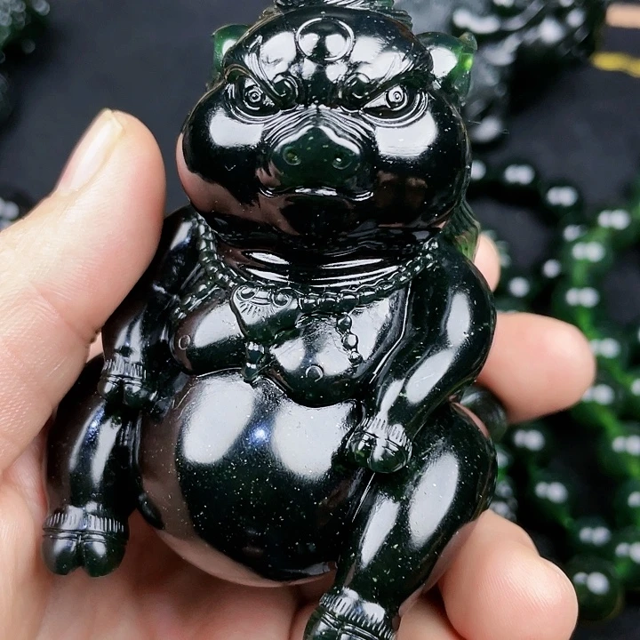 蛇纹石玉未镶嵌挂件