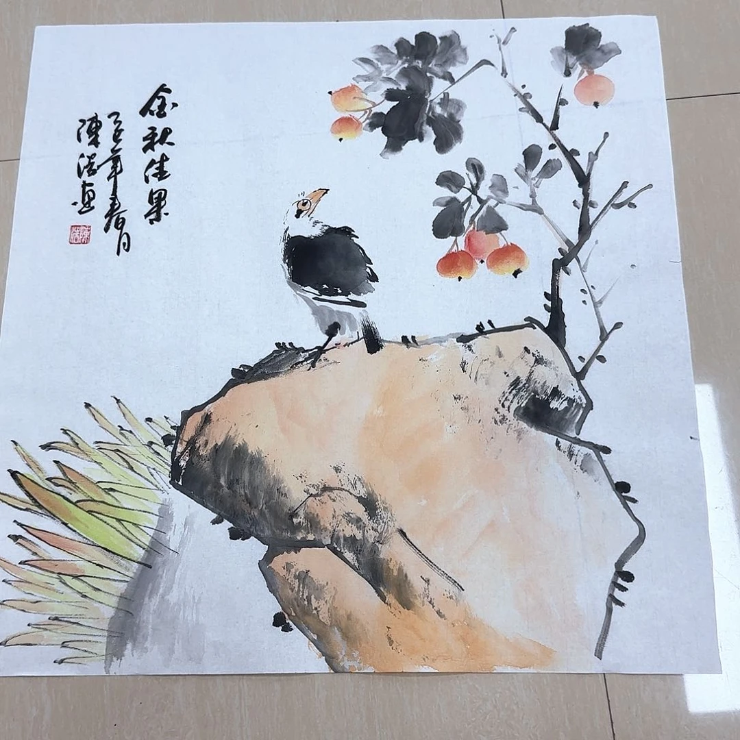 国画国画作品多次