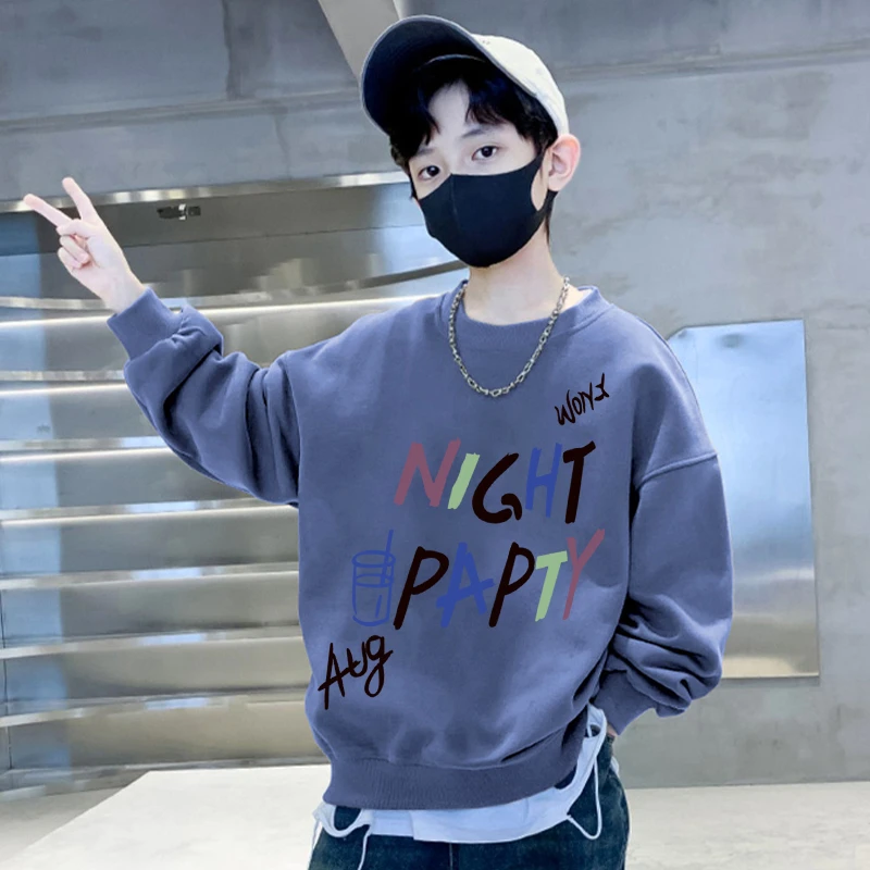 儿童装男童秋装卫衣2025新款中大童秋季男孩春秋款帅气长袖上衣潮