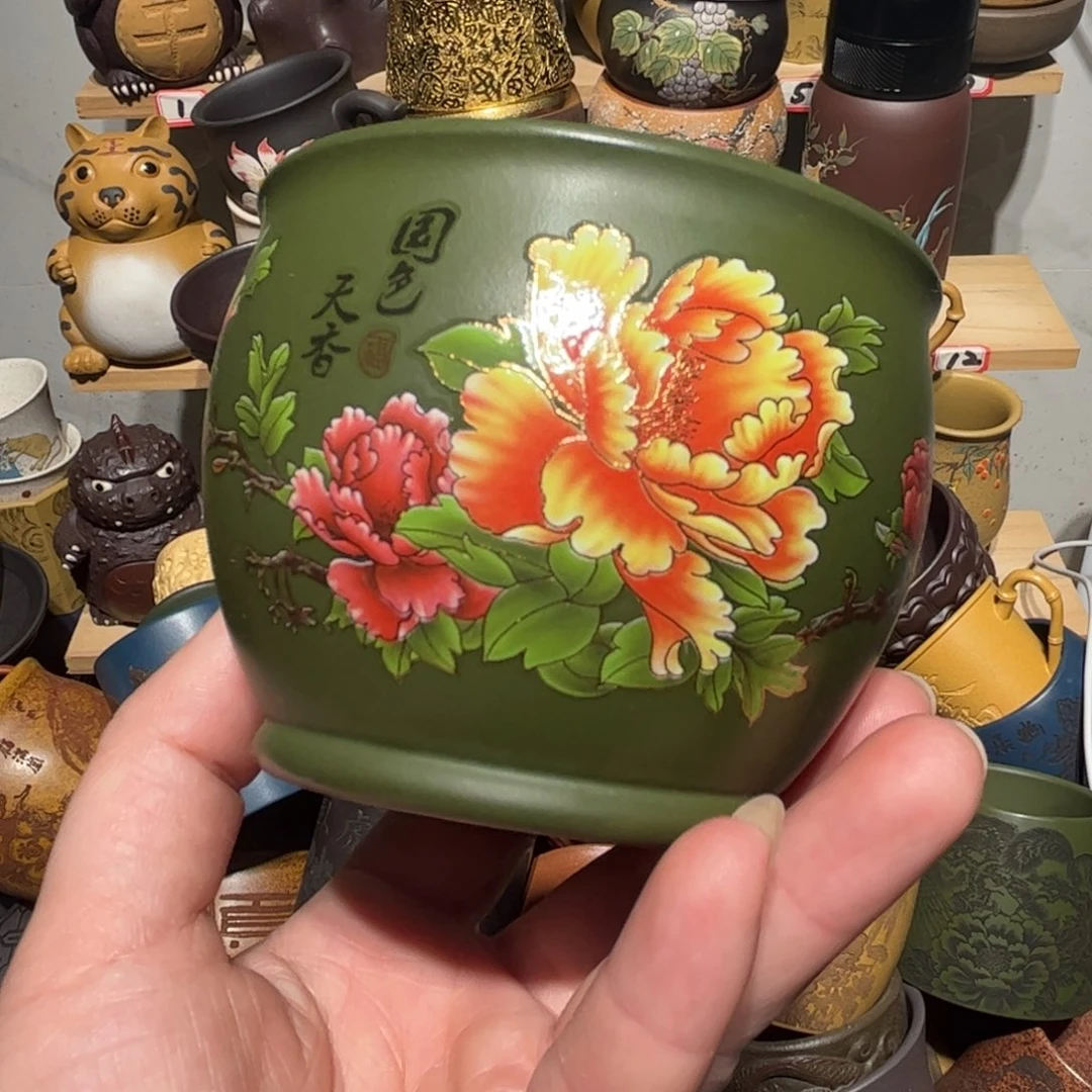 紫砂茶杯宜兴紫砂主人杯