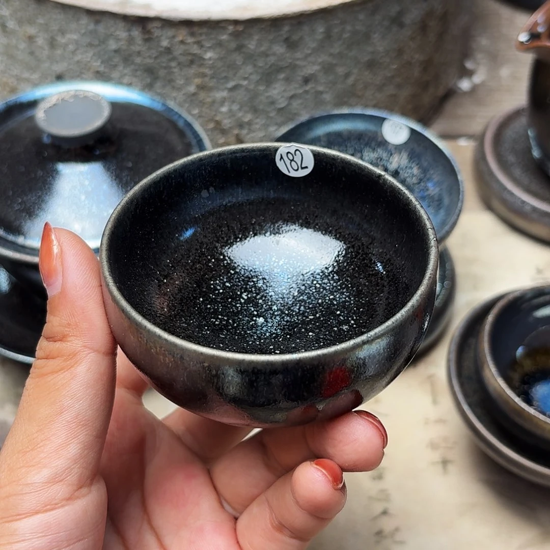 茶盏义兴龙窑建盏182微瑕