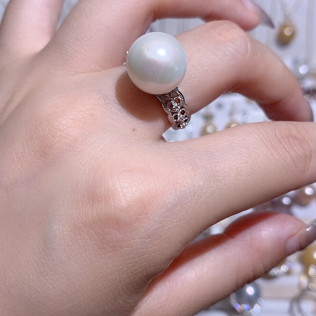 戒指未镶嵌淡水珍珠w
