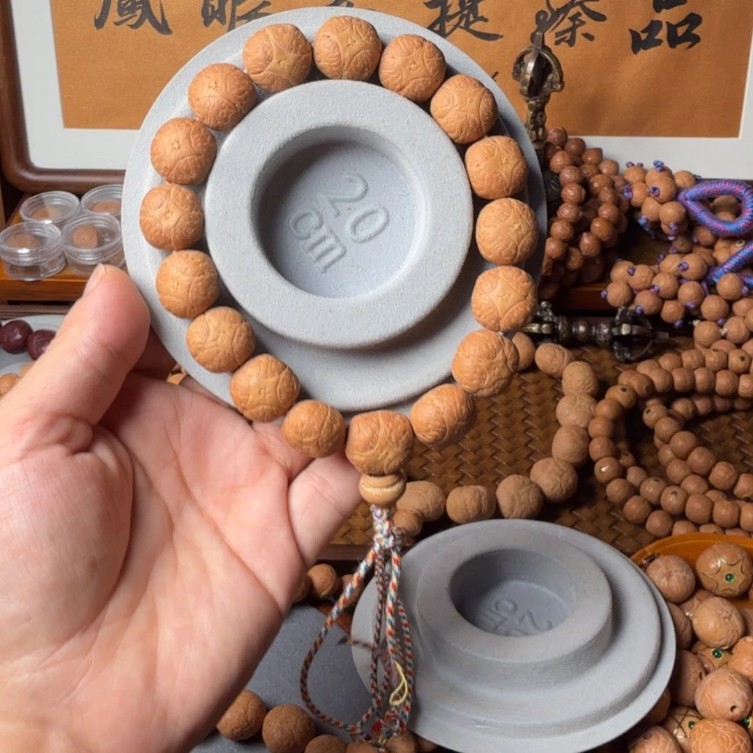 凤眼菩提把件四星麒麟手串