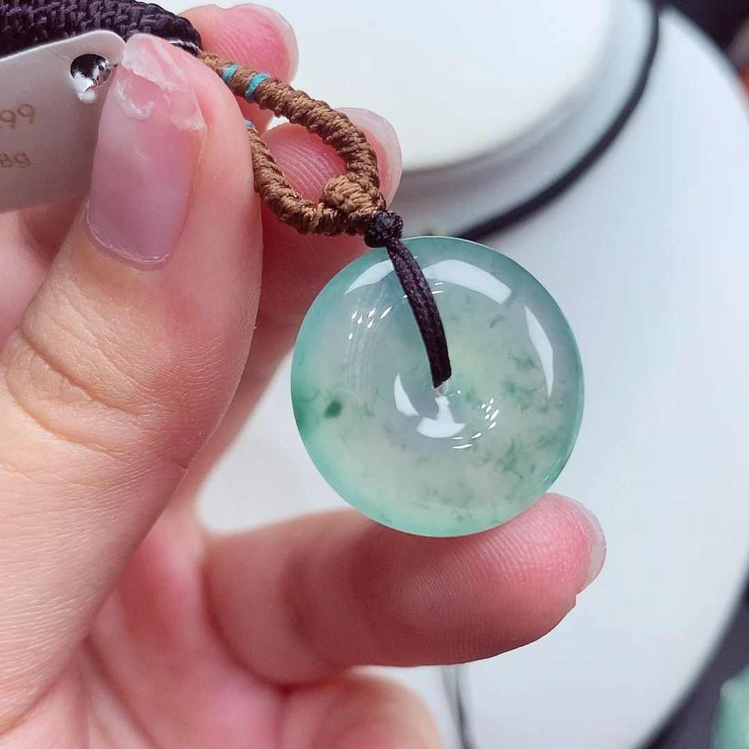 颈饰未镶嵌翡翠翡翠93，20.7/5.5