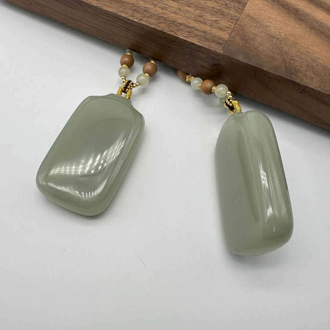 【牛牛严选】和田玉无事牌吊坠 多样性只发一件 BY/1899/Y