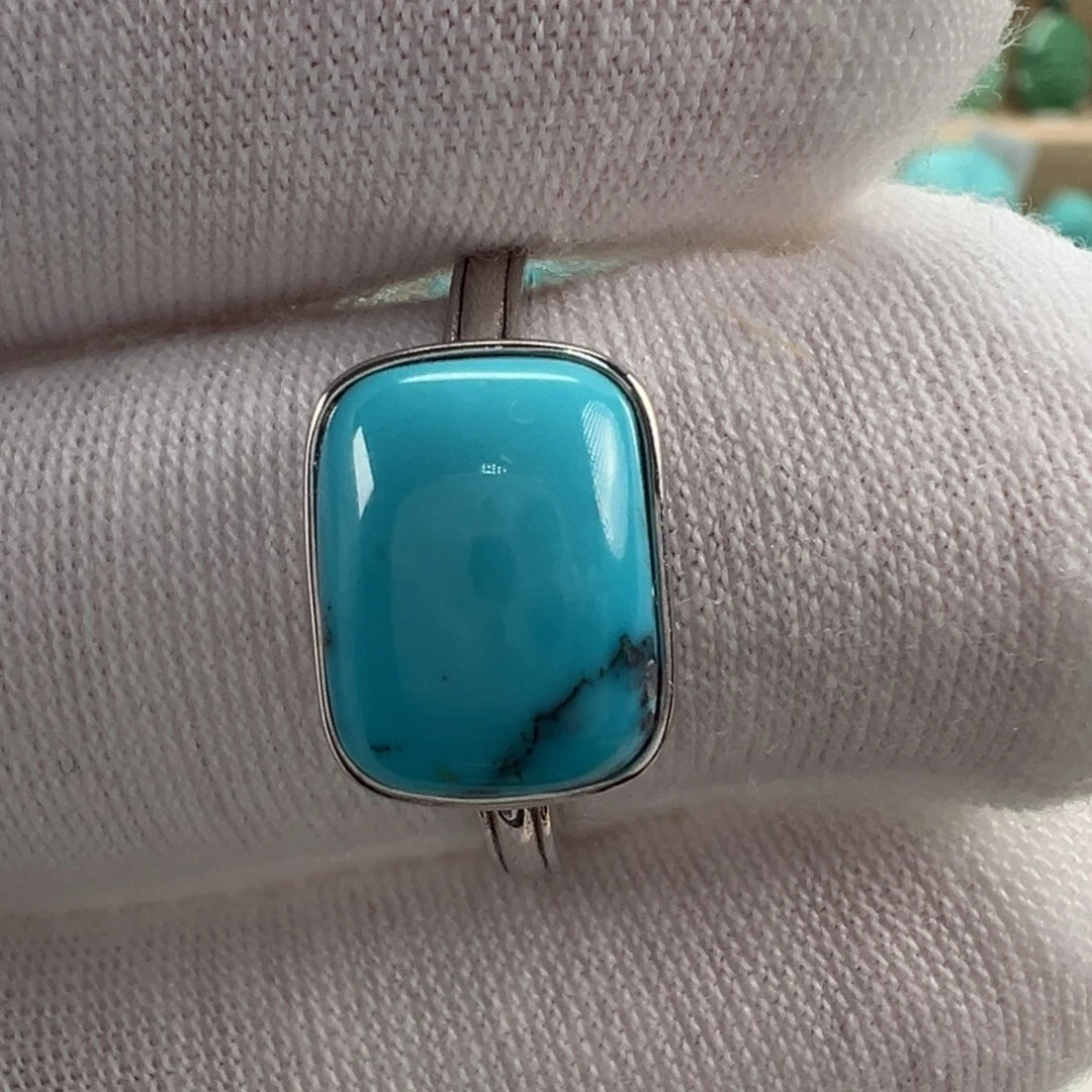 银S925镶嵌绿松石配饰