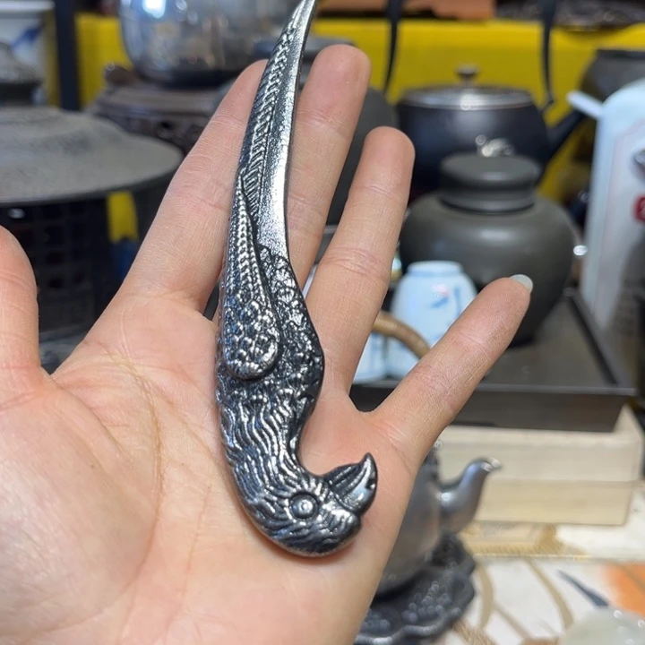 蜜安罐瓷香炉锡茶则