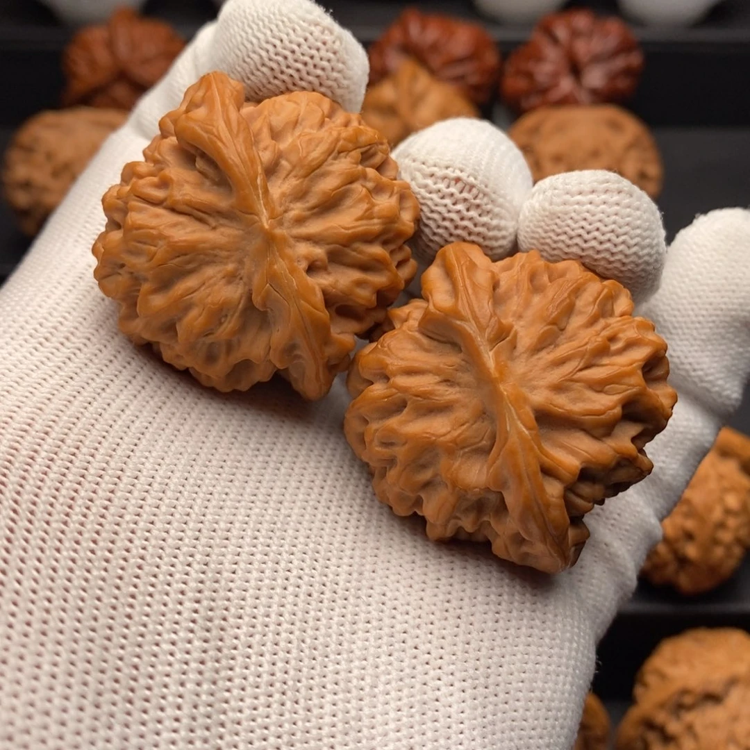 1***0把件文玩核桃40尺全品秦闷