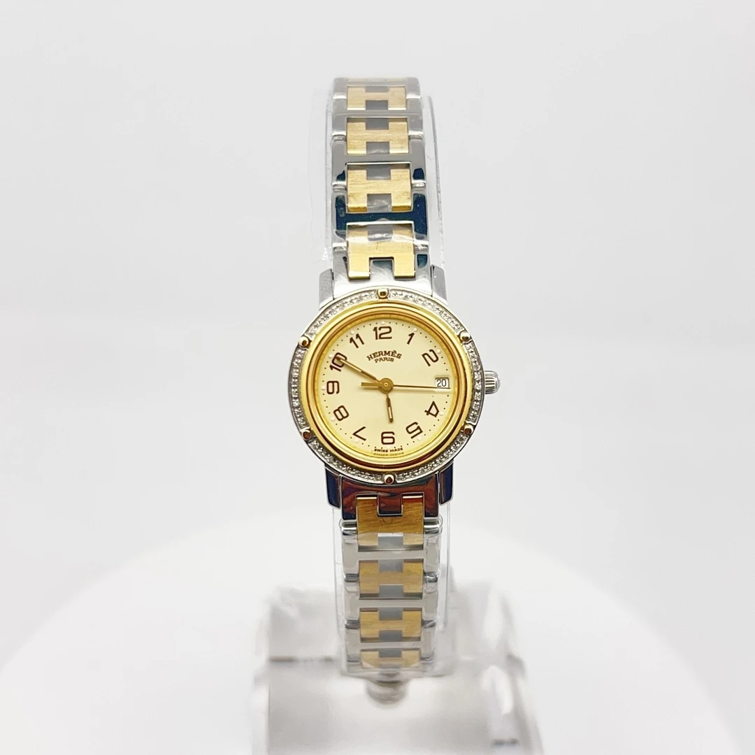 99新 Hermes/爱马仕 石英腕表后钻 24mm/公价85999/wh9767