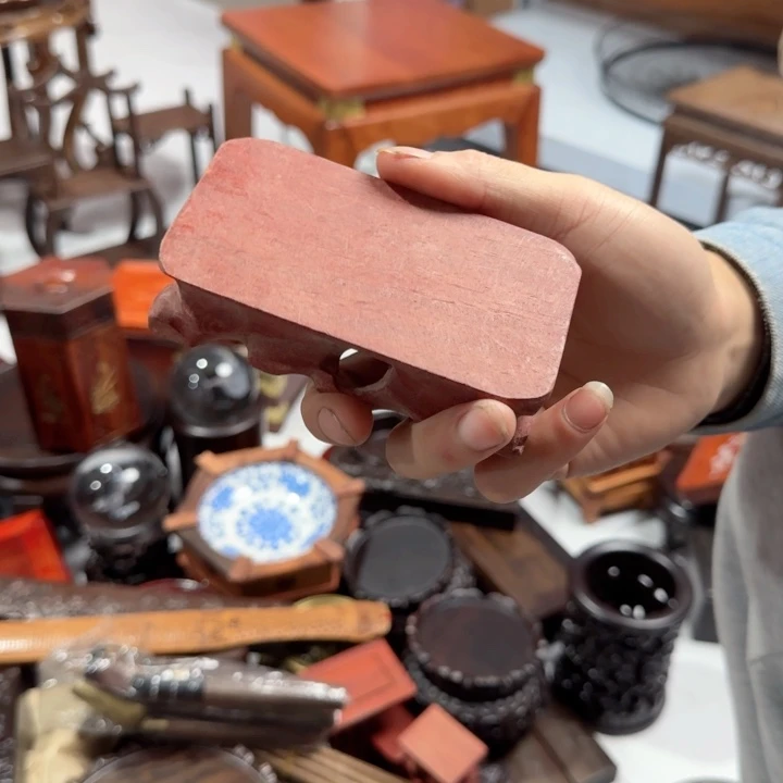 蔚***風琉璃手工艺品红木工艺品