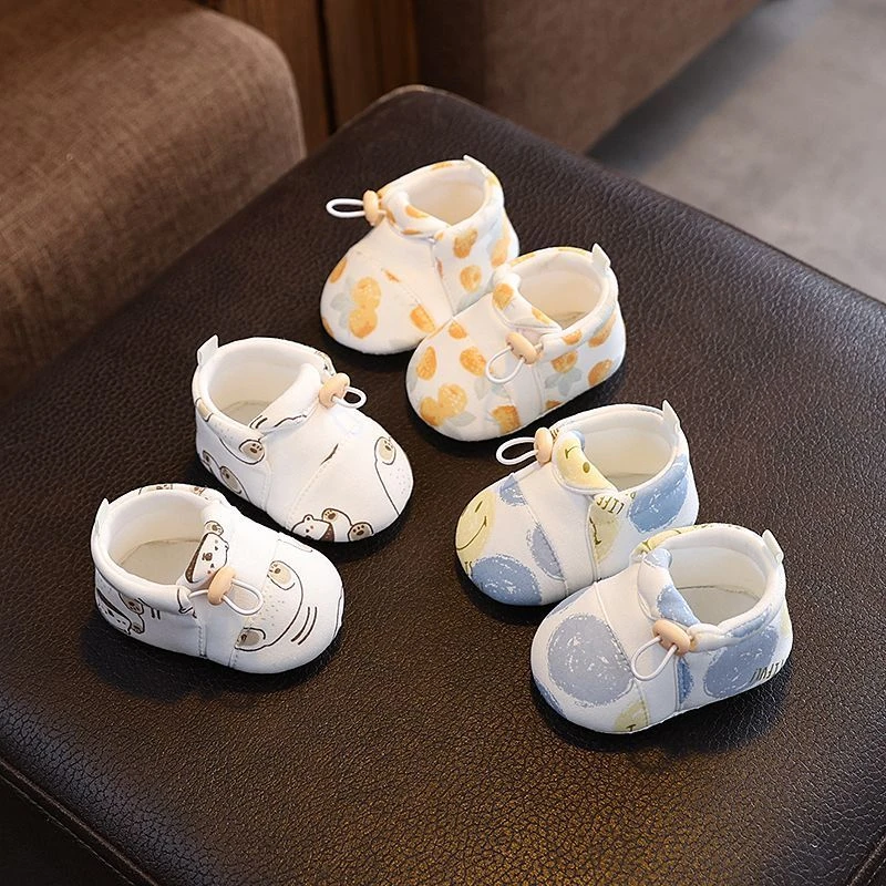 新生婴儿布鞋软底6-12个月婴幼儿学步前鞋春秋季1岁宝宝鞋子防掉8