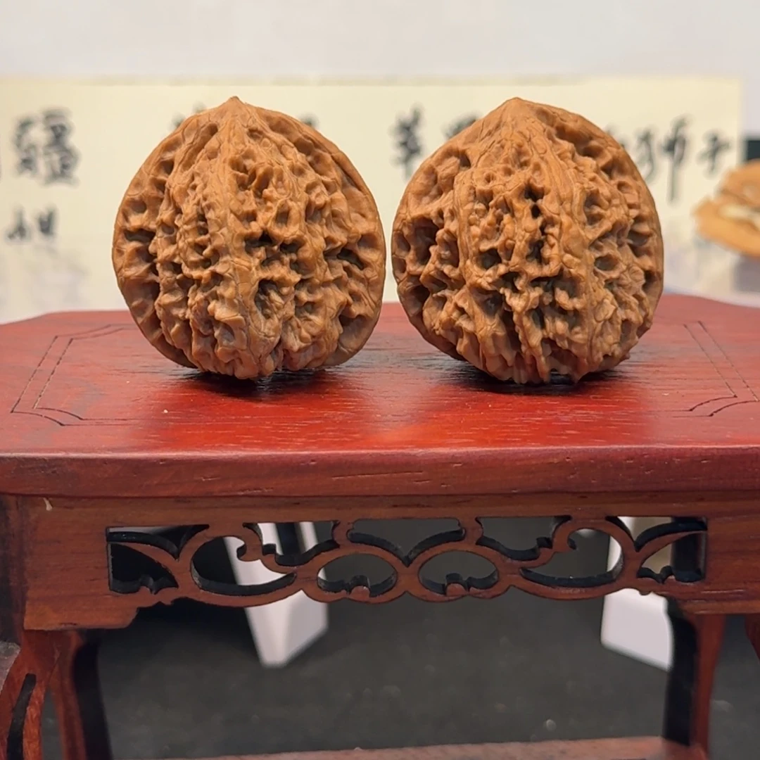 把件文玩核桃69号野牛边39肚39高40全品无药无修原生态