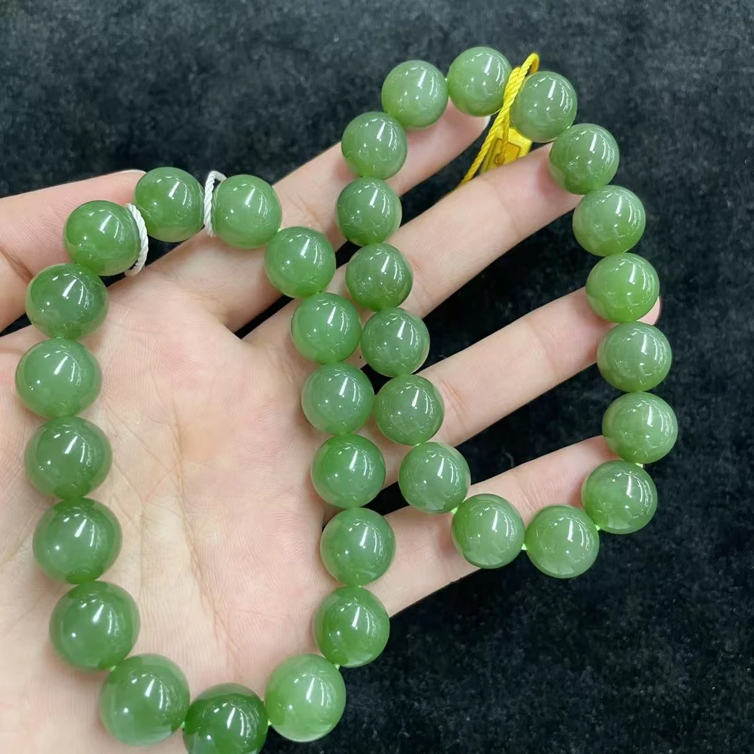 【玉经纶】31672/Q28-和田玉手串-多样性发其一