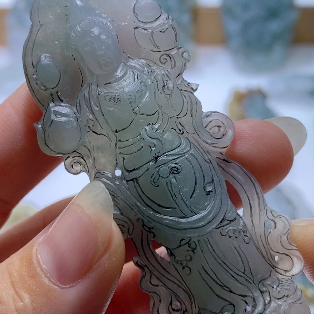 未镶嵌定制翡翠毛货