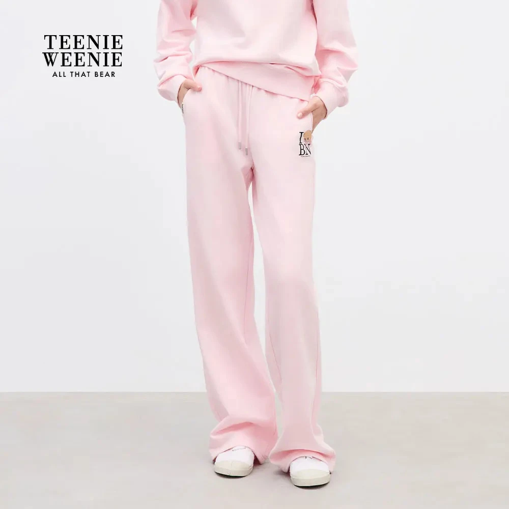 TEENIEWEENIE bearnova2025秋季新款弛感宽松直筒卫裤YTTM254904K