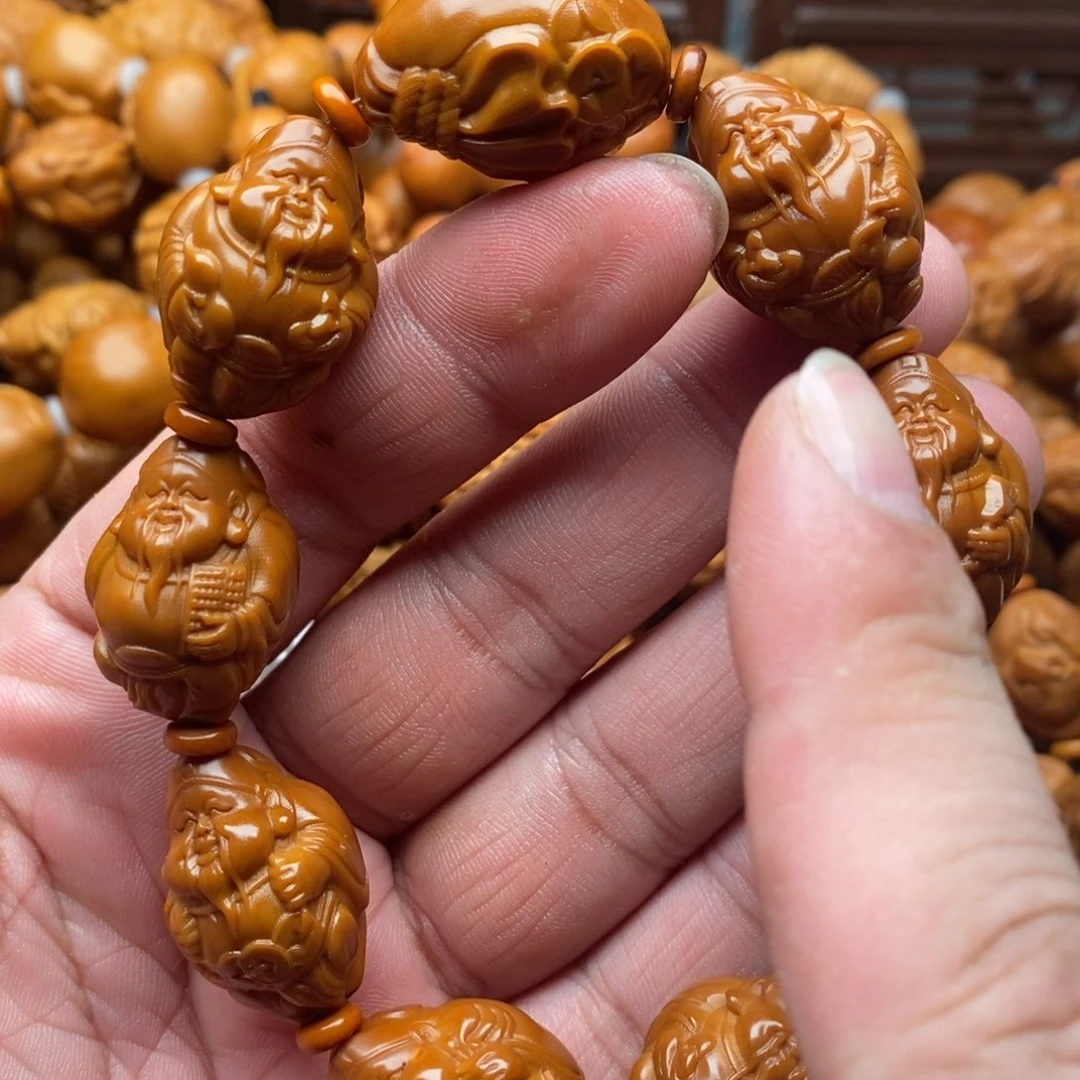 橄榄核手串元价财神