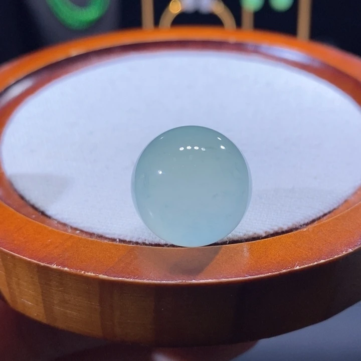 翡翠未镶嵌吊坠(不含链)翡翠冰晴蓝珠卡19.4