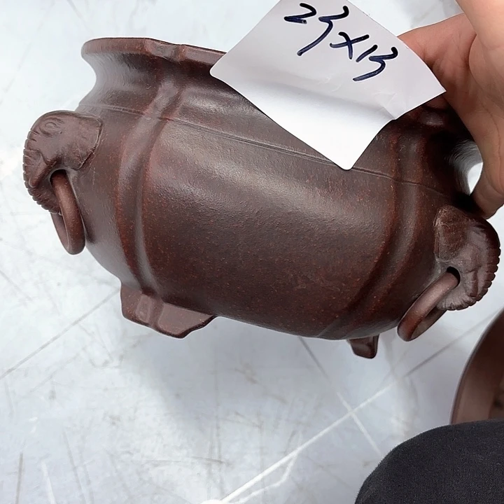 紫砂花盆紫砂的味道真的很好