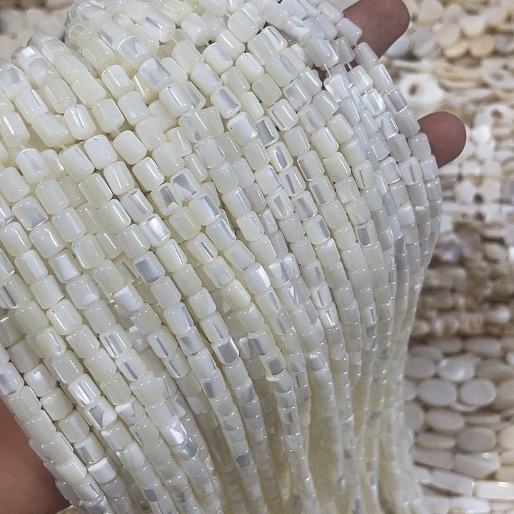 合金玛瑙/玉髓珠宝半成品一条5mm马蹄螺桶珠