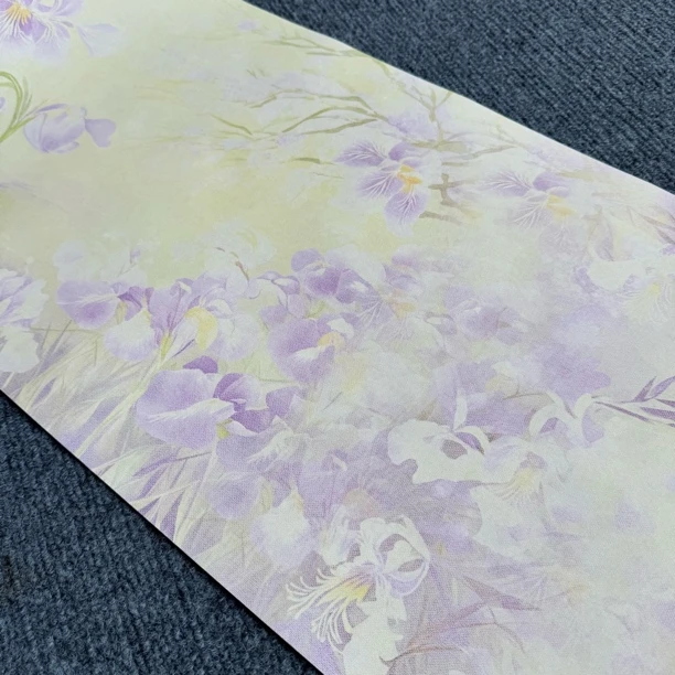 【纳米十里莺尾花长卷】大风堂特制涂层半生熟书法作品宣纸