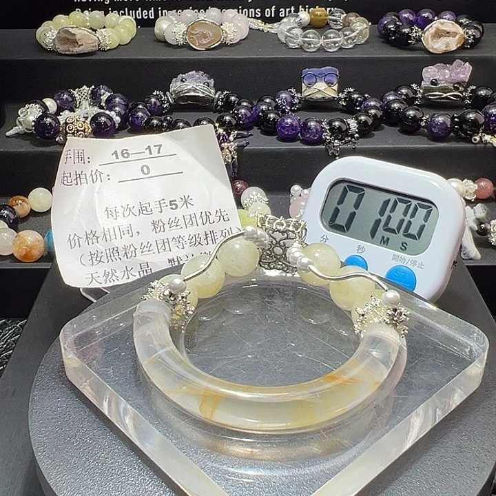 水晶手链未镶嵌T**线水晶手链