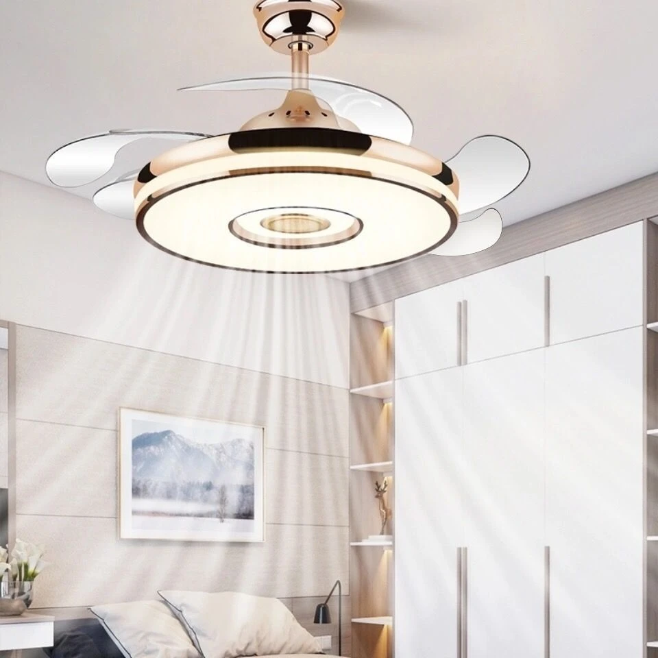 2025款款隐形风扇灯豪华超大风带蓝牙音响变频吊灯客厅餐厅卧室灯