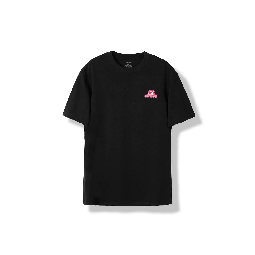 印花 品牌代工厂100%纯棉男女同穿简约短袖