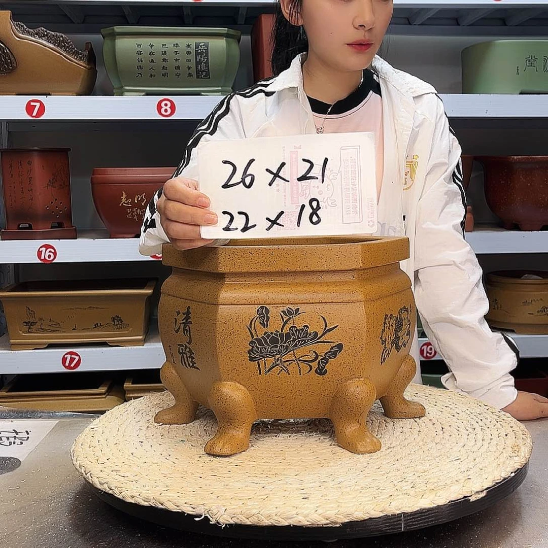 紫砂花盆紫砂花盆