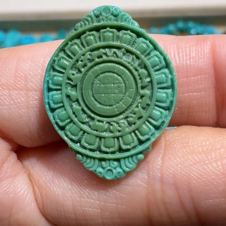 绿松石未镶嵌配饰