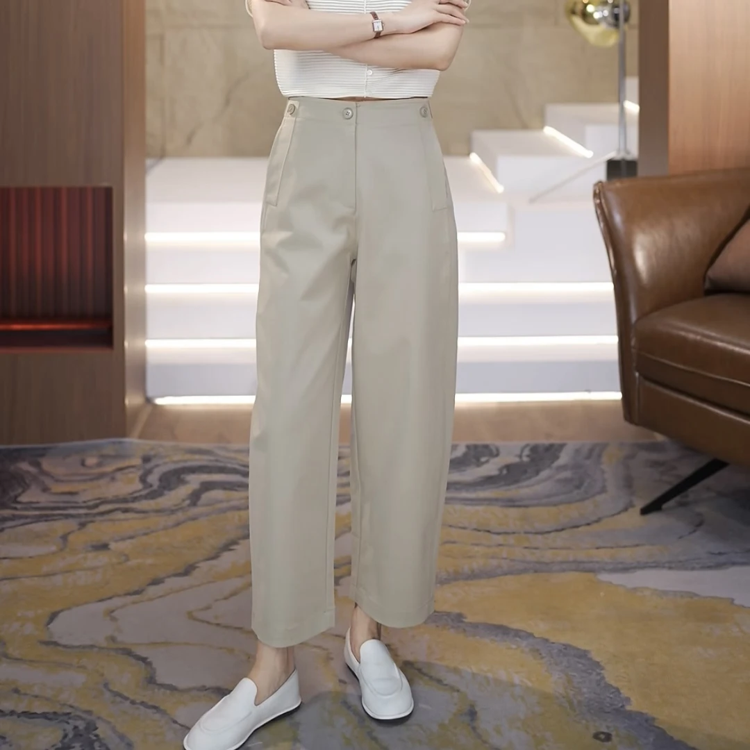 【渲渲推荐】ZXH-1109夏季2025新款时尚三粒扣休闲裤