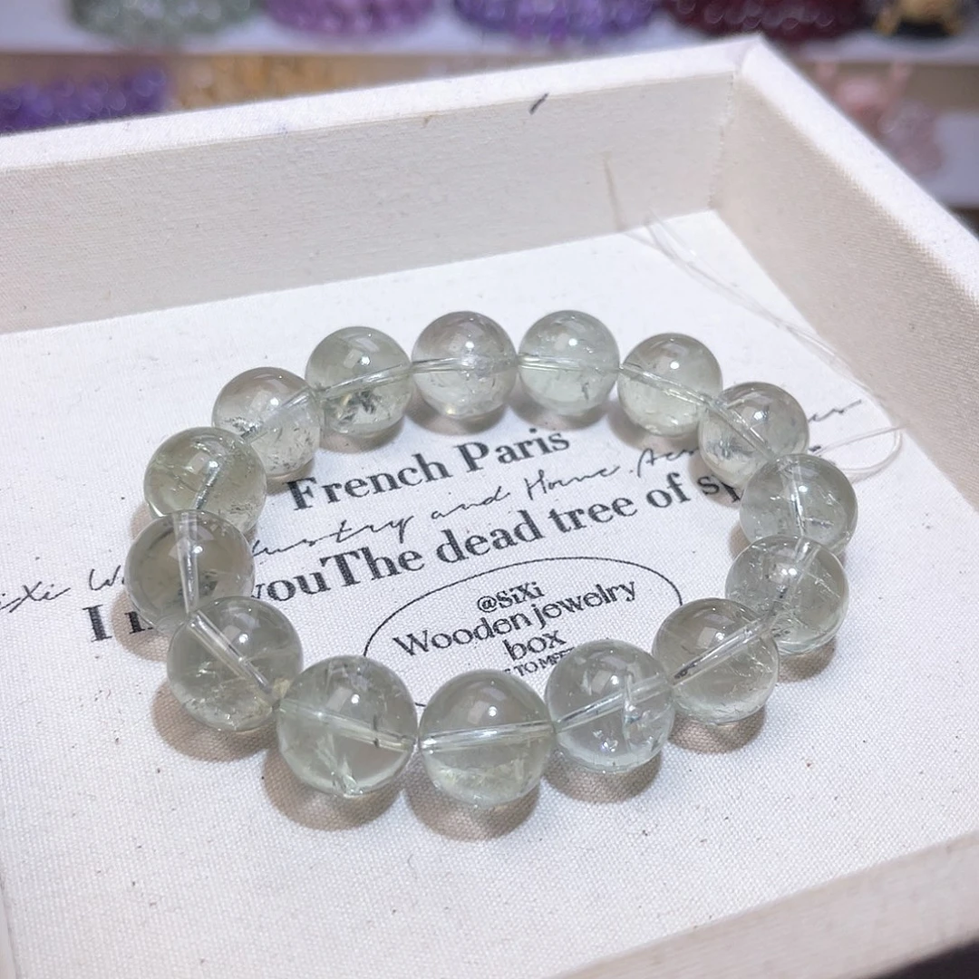 水晶手串未镶嵌N***O天然水晶13mm