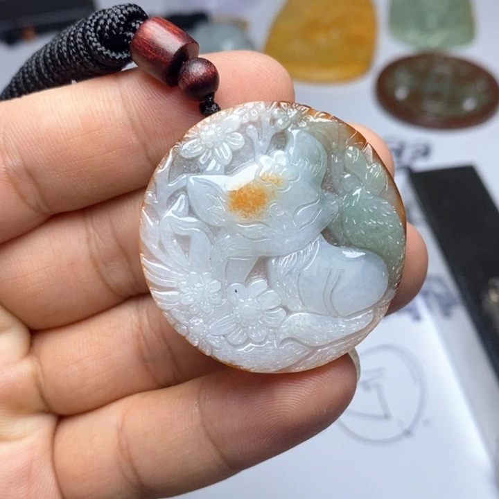 颈饰未镶嵌翡翠翡翠