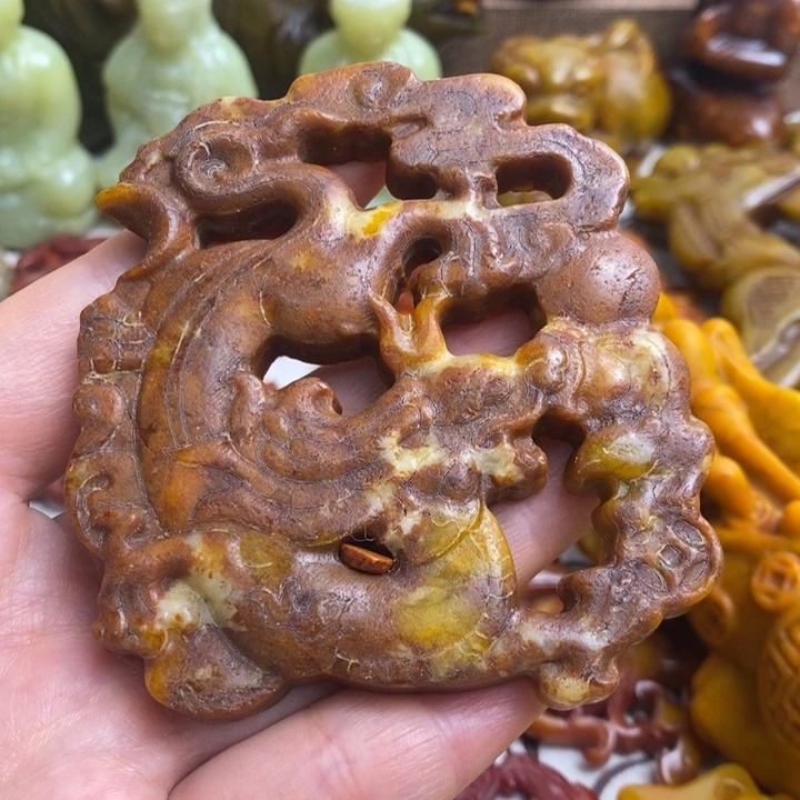 未镶嵌蛇纹石玉颈饰101